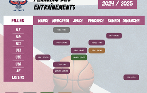 Planning Filles 2024-2025