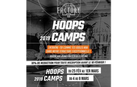 Stage Hoops Factory Toulouse Vacances d'Hiver